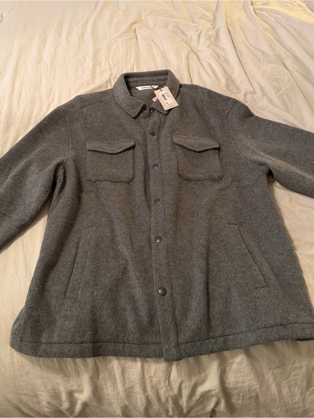 NWT Peter Millar Crown Flex Merino Shirt Jacket size XL